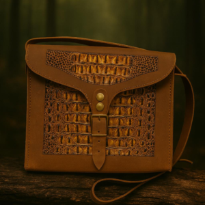 Tan cross body bag